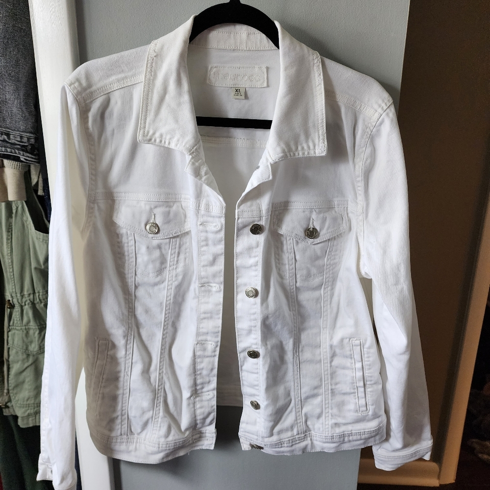 White Denim Jacket